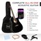 Best Choice Products 41in Full Size Beginner Acoustic Guitar Set with Case, Strap, Capo, Strings